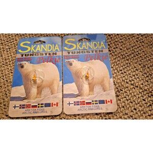 LOT of 2 Skandia Tungsten Pelkie lures size 16 PERCH  SKP-10-111